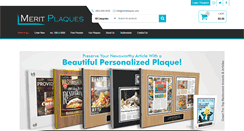 Desktop Screenshot of meritplaques.com